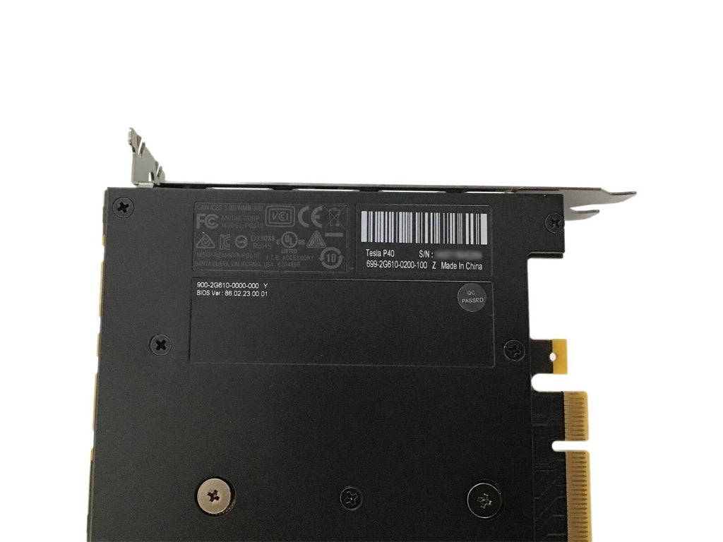 NVIDIA Tesla P40 24GB PCIE GPU AI ML DL 699-1G610-0300-100